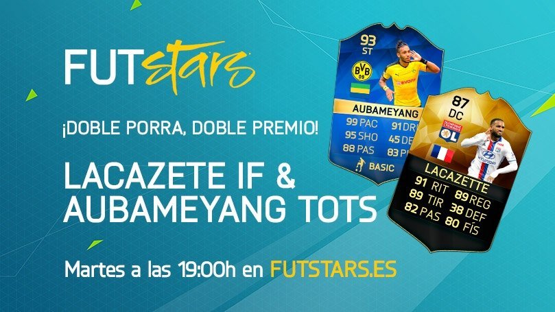 El martes 17 en FUT Stars DOBLE PORRA con doble regalo