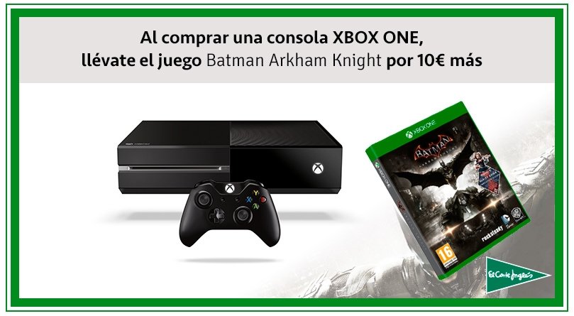 Llévate el Batman Arkham Knight sólo por 10€ con la compra de una xBox One