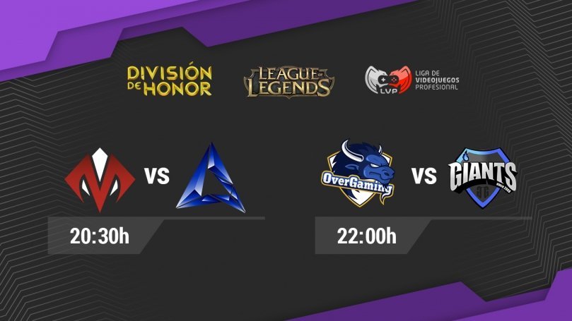 [#LOLHONOR: 20:30h] SUMMA GG vs Atlantis y Over Gaming vs Giants Underdoges