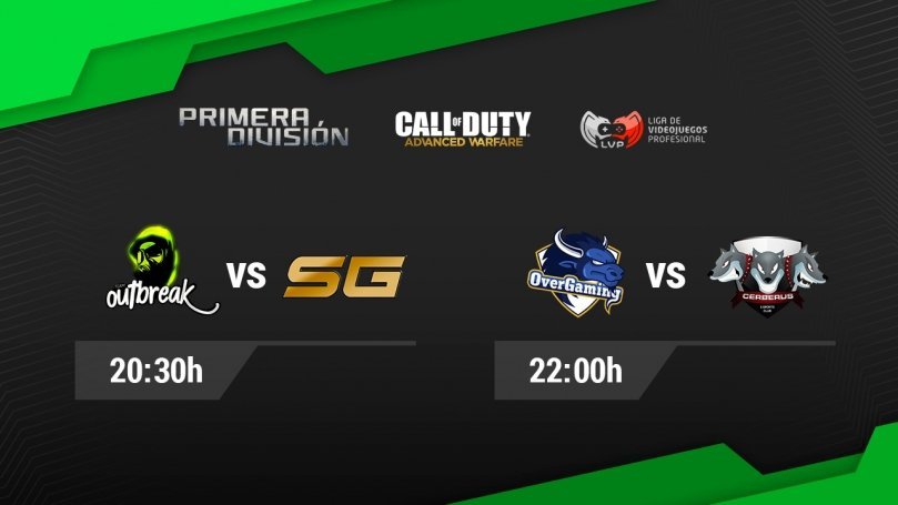[#CODPRIMERA: 20:30h] Team Outbreak vs Serious Gaming y OverGaming vs Cerberus