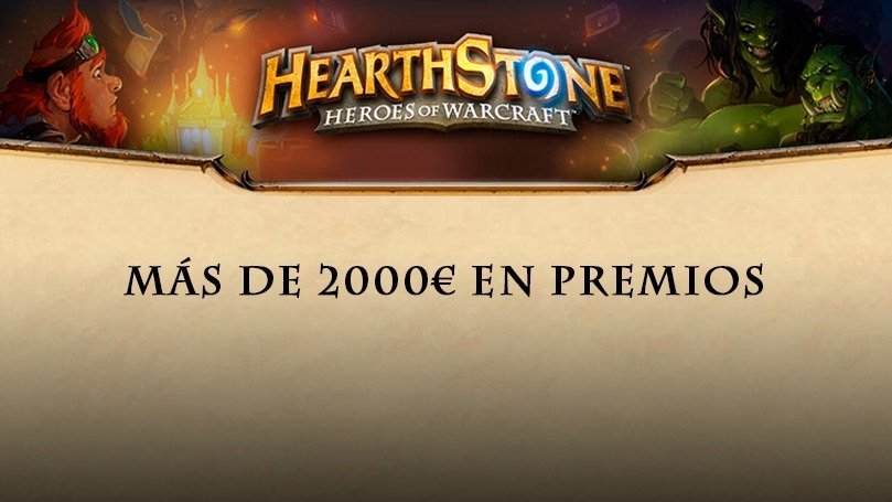 Más de 2.000 € en premios para Hearthstone