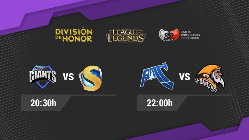 [#LOLHONOR: 20:30h] Giants vs Team SalsaLoL y Pain Gaming vs wSystem