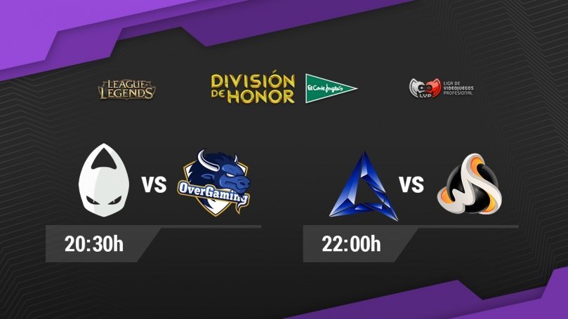 [#LOLHONOR: 20:30h] x6tence vs Over Gaming y Atlantis vs wSystem