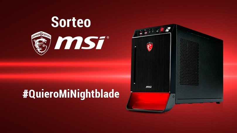¡Sorteamos un Nightblade de MSI de la manera más fácil!