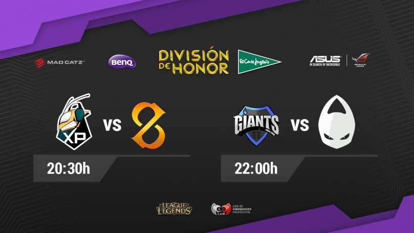 [#LOLHONOR: 20:30h] Talius xPerience vs CooLife y Giants Underdoges vs x6tence