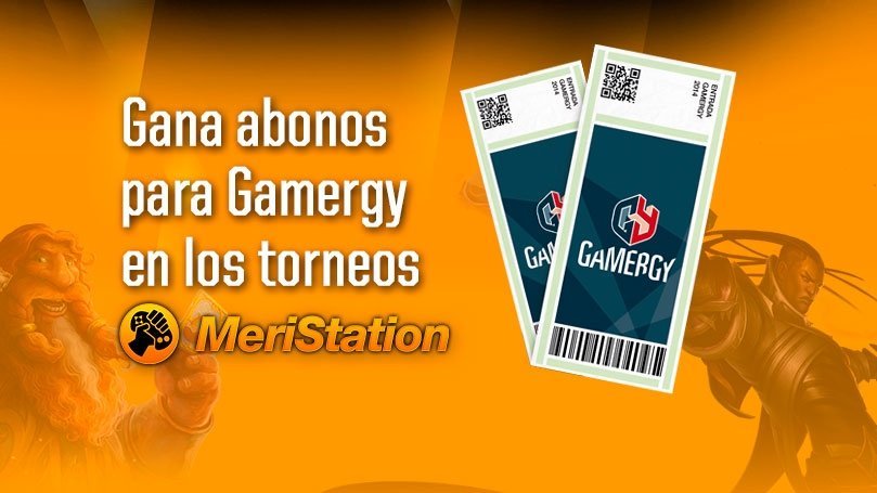 ¡Gana entradas para Gamergy jugando en los torneos MeriStation!