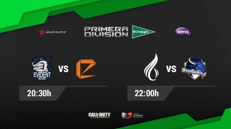 [#CODPRIMERA: 20:30h] Evident Victory vs Effect3MD vs Deaka Club y OverGaming