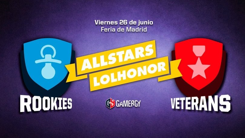 ¡Inauguramos la 3º edición de Gamergy con el Rookies vs Vets de LoL! 16:30h