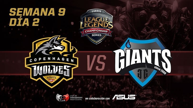 [VÍDEO] Copenhagen Wolves vs Giants y todos los partidos de la semana 9 de la LCS