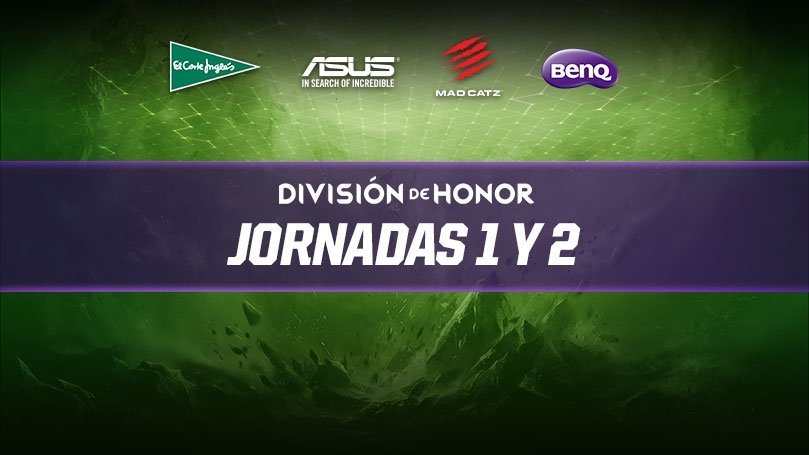 [#LOLHONOR 20:00h]  Jornadas 1 y 2 del Sprint 2 de la División de Honor de League of Legends