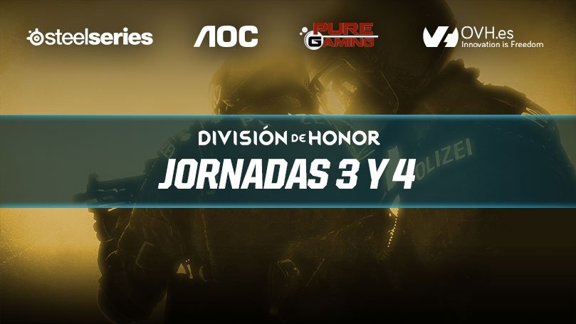[#CSHONOR 20:30h]  Sigue las jornadas 3 y 4 de la División de Honor de CS:GO