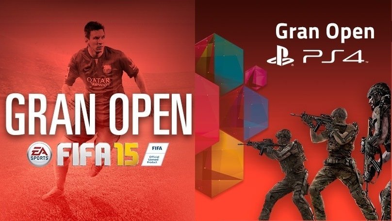 Gran Open Playstation 4 de FIFA 15 y de Advanced Warfare