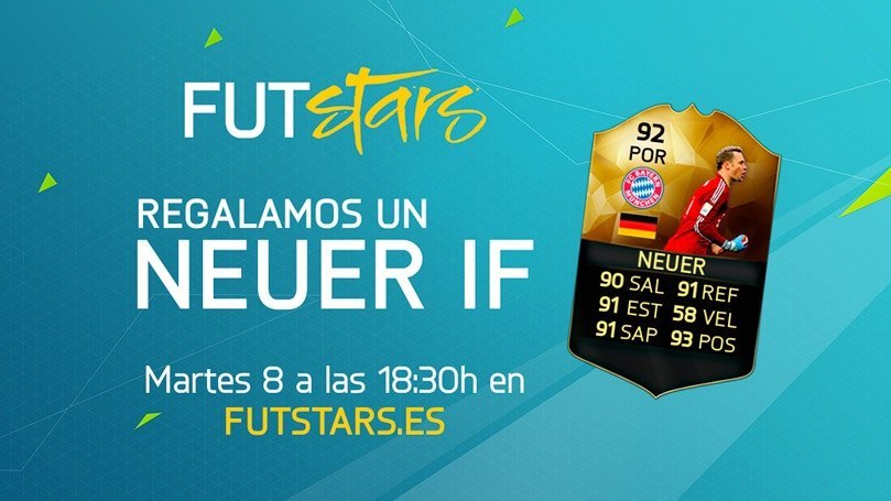 El martes 8 regalamos un Neuer IF en la Jornada 4 de FUT Stars