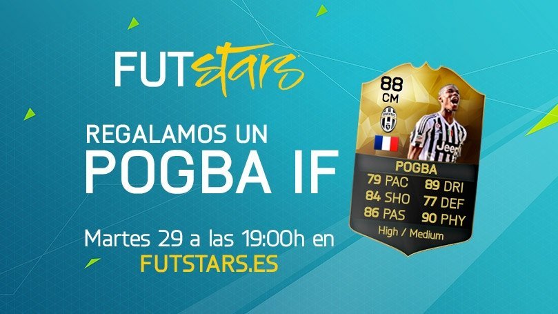 El martes 29 regalamos un POGBA IF en FUT Stars