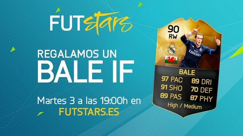 El martes 3 regalamos un Bale IF en FUT Stars