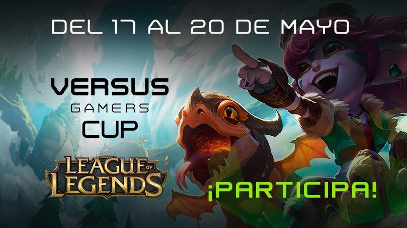 Participa en la Versus Cup de League of Legends