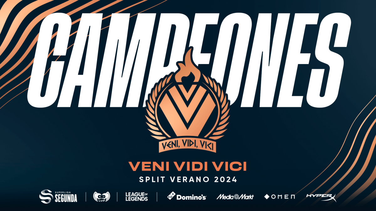 Veni Vidi Vici, nuevo campeón de la Superliga Segunda de League of Legends que organiza LVP